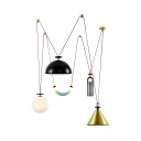 Roll & Hill - Shape Up 5-Piece Chandelier V7